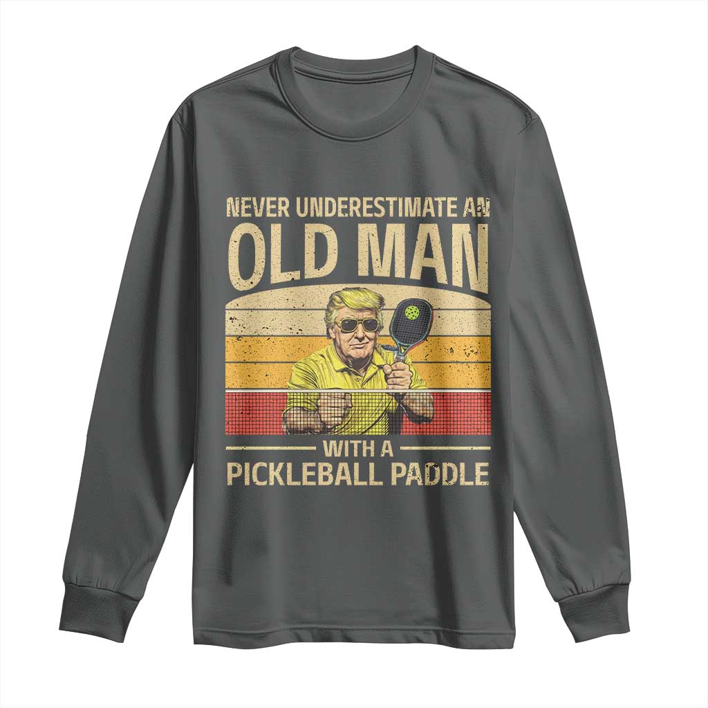 Pickleball Long Sleeve Shirt Cool Paddle Pickleball Player