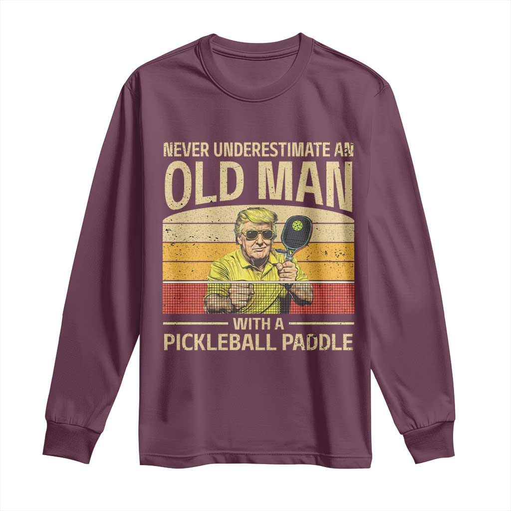 Pickleball Long Sleeve Shirt Cool Paddle Pickleball Player