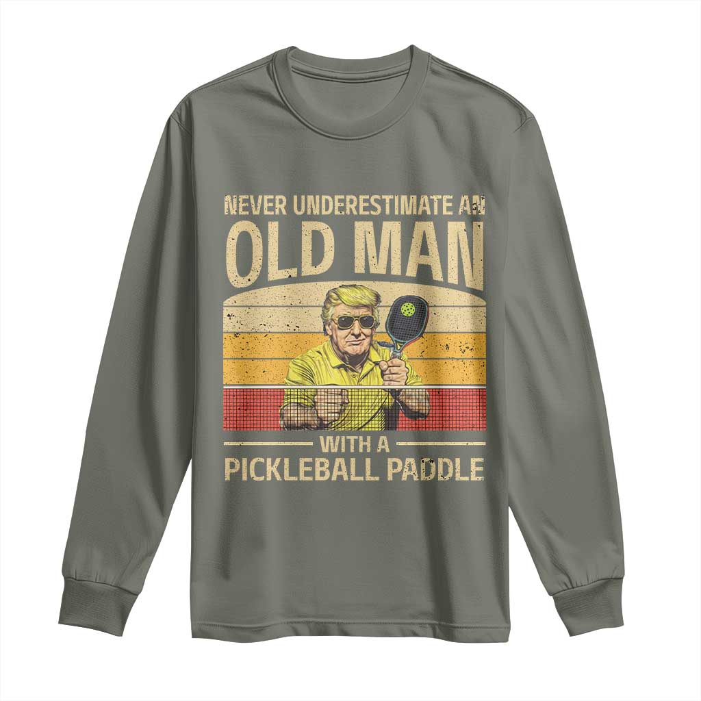 Pickleball Long Sleeve Shirt Cool Paddle Pickleball Player