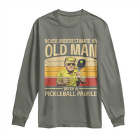 Pickleball Long Sleeve Shirt Cool Paddle Pickleball Player