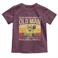 Pickleball Toddler T Shirt Cool Paddle Pickleball Player