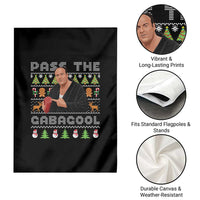 Christmas Pass The Gabagool Garden Flag Retro TV Show Funny Ugly Xmas - Wonder Print Shop