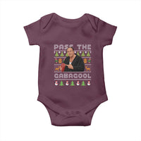Christmas Pass The Gabagool Baby Onesie Retro TV Show Funny Ugly Xmas - Wonder Print Shop