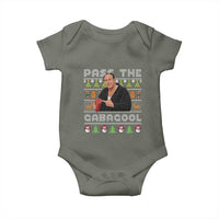 Christmas Pass The Gabagool Baby Onesie Retro TV Show Funny Ugly Xmas - Wonder Print Shop