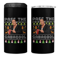 Christmas Pass The Gabagool 4 in 1 Can Cooler Tumbler Retro TV Show Funny Ugly Xmas - Wonder Print Shop