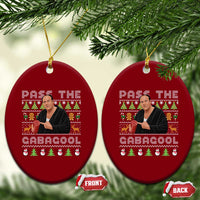 Christmas Pass The Gabagool Ceramic Ornament Retro TV Show Funny Ugly Xmas - Wonder Print Shop