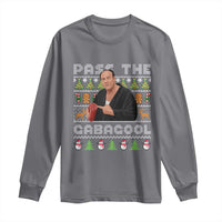 Christmas Pass The Gabagool Long Sleeve Shirt Retro TV Show Funny Ugly Xmas - Wonder Print Shop