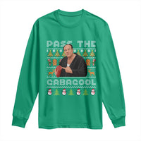 Christmas Pass The Gabagool Long Sleeve Shirt Retro TV Show Funny Ugly Xmas - Wonder Print Shop