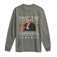 Christmas Pass The Gabagool Long Sleeve Shirt Retro TV Show Funny Ugly Xmas - Wonder Print Shop