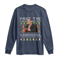 Christmas Pass The Gabagool Long Sleeve Shirt Retro TV Show Funny Ugly Xmas - Wonder Print Shop