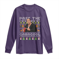 Christmas Pass The Gabagool Long Sleeve Shirt Retro TV Show Funny Ugly Xmas - Wonder Print Shop
