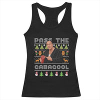 Christmas Pass The Gabagool Racerback Tank Top Retro TV Show Funny Ugly Xmas - Wonder Print Shop