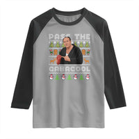 Christmas Pass The Gabagool Raglan Shirt Retro TV Show Funny Ugly Xmas - Wonder Print Shop