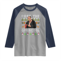 Christmas Pass The Gabagool Raglan Shirt Retro TV Show Funny Ugly Xmas - Wonder Print Shop