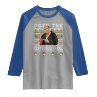 Christmas Pass The Gabagool Raglan Shirt Retro TV Show Funny Ugly Xmas - Wonder Print Shop