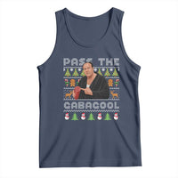 Christmas Pass The Gabagool Tank Top Retro TV Show Funny Ugly Xmas - Wonder Print Shop