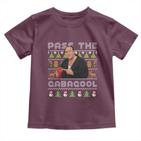 Christmas Pass The Gabagool Toddler T Shirt Retro TV Show Funny Ugly Xmas - Wonder Print Shop