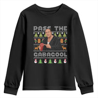 Christmas Pass The Gabagool Youth Sweatshirt Retro TV Show Funny Ugly Xmas - Wonder Print Shop