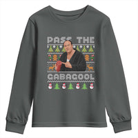 Christmas Pass The Gabagool Youth Sweatshirt Retro TV Show Funny Ugly Xmas - Wonder Print Shop