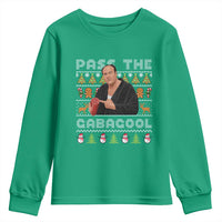 Christmas Pass The Gabagool Youth Sweatshirt Retro TV Show Funny Ugly Xmas - Wonder Print Shop