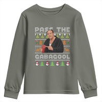 Christmas Pass The Gabagool Youth Sweatshirt Retro TV Show Funny Ugly Xmas - Wonder Print Shop
