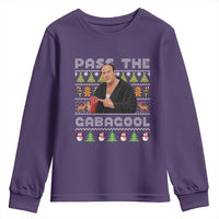 Christmas Pass The Gabagool Youth Sweatshirt Retro TV Show Funny Ugly Xmas - Wonder Print Shop