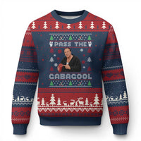 Pass The Gabagool Ugly Christmas Ugly Christmas Sweater Retro TV Show Funny - Wonder Print Shop
