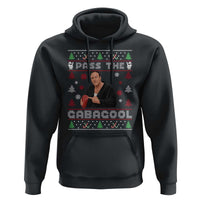 Pass The Gabagool Ugly Christmas Hoodie Retro TV Show Funny - Wonder Print Shop