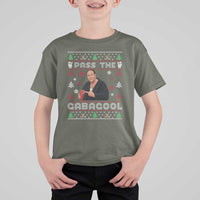 Pass The Gabagool Ugly Christmas T Shirt For Kid Retro TV Show Funny - Wonder Print Shop