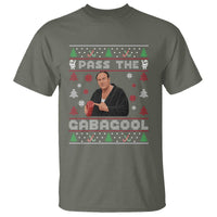 Pass The Gabagool Ugly Christmas T Shirt Retro TV Show Funny - Wonder Print Shop