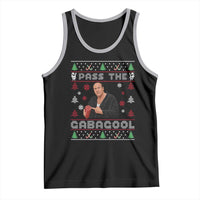 Pass The Gabagool Ugly Christmas Tank Top Retro TV Show Funny - Wonder Print Shop