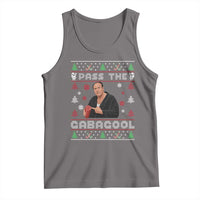 Pass The Gabagool Ugly Christmas Tank Top Retro TV Show Funny - Wonder Print Shop