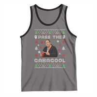 Pass The Gabagool Ugly Christmas Tank Top Retro TV Show Funny - Wonder Print Shop