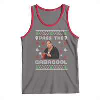 Pass The Gabagool Ugly Christmas Tank Top Retro TV Show Funny - Wonder Print Shop
