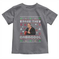 Pass The Gabagool Ugly Christmas Toddler T Shirt Retro TV Show Funny - Wonder Print Shop