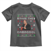 Pass The Gabagool Ugly Christmas Toddler T Shirt Retro TV Show Funny - Wonder Print Shop