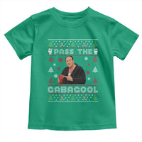 Pass The Gabagool Ugly Christmas Toddler T Shirt Retro TV Show Funny - Wonder Print Shop