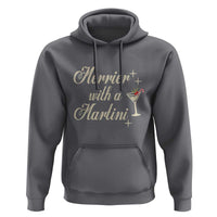 Merrier With a Martini Christmas Hoodie - Wonder Print Shop
