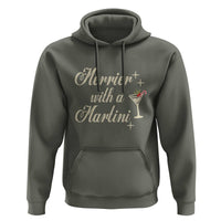 Merrier With a Martini Christmas Hoodie - Wonder Print Shop