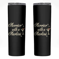 Merrier With a Martini Christmas Skinny Tumbler - Wonder Print Shop
