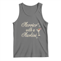 Merrier With a Martini Christmas Tank Top - Wonder Print Shop
