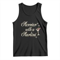 Merrier With a Martini Christmas Tank Top - Wonder Print Shop