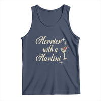 Merrier With a Martini Christmas Tank Top - Wonder Print Shop