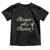 Merrier With a Martini Christmas Toddler T Shirt - Wonder Print Shop