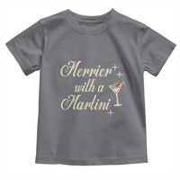 Merrier With a Martini Christmas Toddler T Shirt - Wonder Print Shop