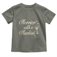 Merrier With a Martini Christmas Toddler T Shirt - Wonder Print Shop