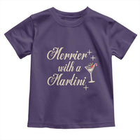 Merrier With a Martini Christmas Toddler T Shirt - Wonder Print Shop
