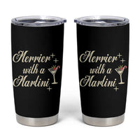 Merrier With a Martini Christmas Tumbler Cup - Wonder Print Shop