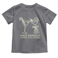 Christmas Cocktail Toddler T Shirt Merry Little Cocktail Espresso Martini - Wonder Print Shop