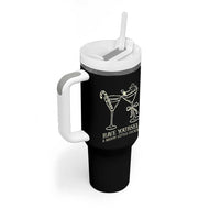 Christmas Cocktail Tumbler With Handle Merry Little Cocktail Espresso Martini - Wonder Print Shop